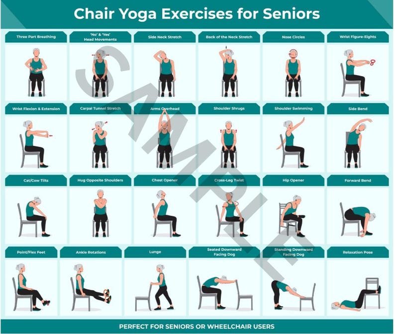 30 Chair Yoga Exercise in our Guide for Seniors Wheelchair Users Home Balance Stability 30Day Challenge Workout Physical Therapy Pilates PDF image 2