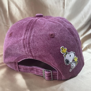 Snoopy Vintage washed cap, adjustable , quick delivery