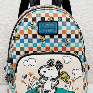 Peanuts Snoopy Mini Backpack - Etsy display picture 1