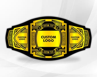 Custom Made Title Belt - Personalized Wrestling, Boxing or Fantasy Football Trophy
