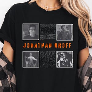 Camiseta de Jonathan Groff, camiseta de Jonathan Groff, sudadera con capucha de Jonathan Groff, camiseta de Glee