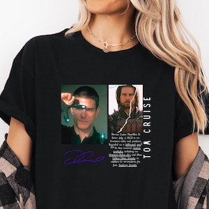 Camiseta con collage de Tom Cruise: Maverick, Nosferatu, Misión Imposible
