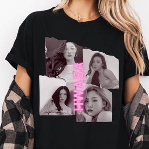 Hwasa Mamamoo Graphic Tee: Kpop Fan Merch