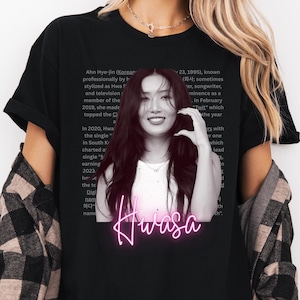 Hwasa Mamamoo Graphic Tee: Kpop Fan Merch