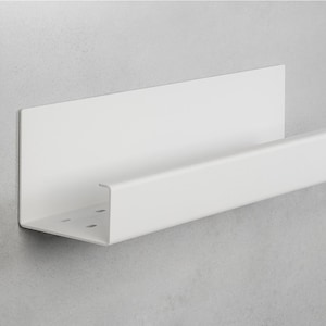 Étagère de douche blanche, étagère de salle de bain rustique, étagères flottantes, alternative minimaliste, industrielle, étagère de douche