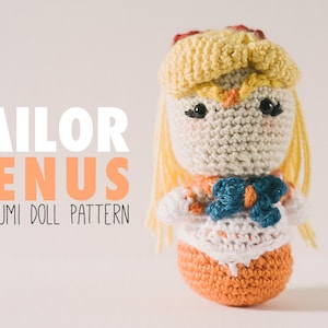 Sailor Venus Amigurumi Doll  // Manga Crochet Pattern // Instant Download