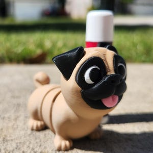 Adorable Articulated Pug Dog Fidget Toy