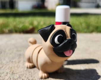 Adorable Articulated Pug Dog Fidget Toy