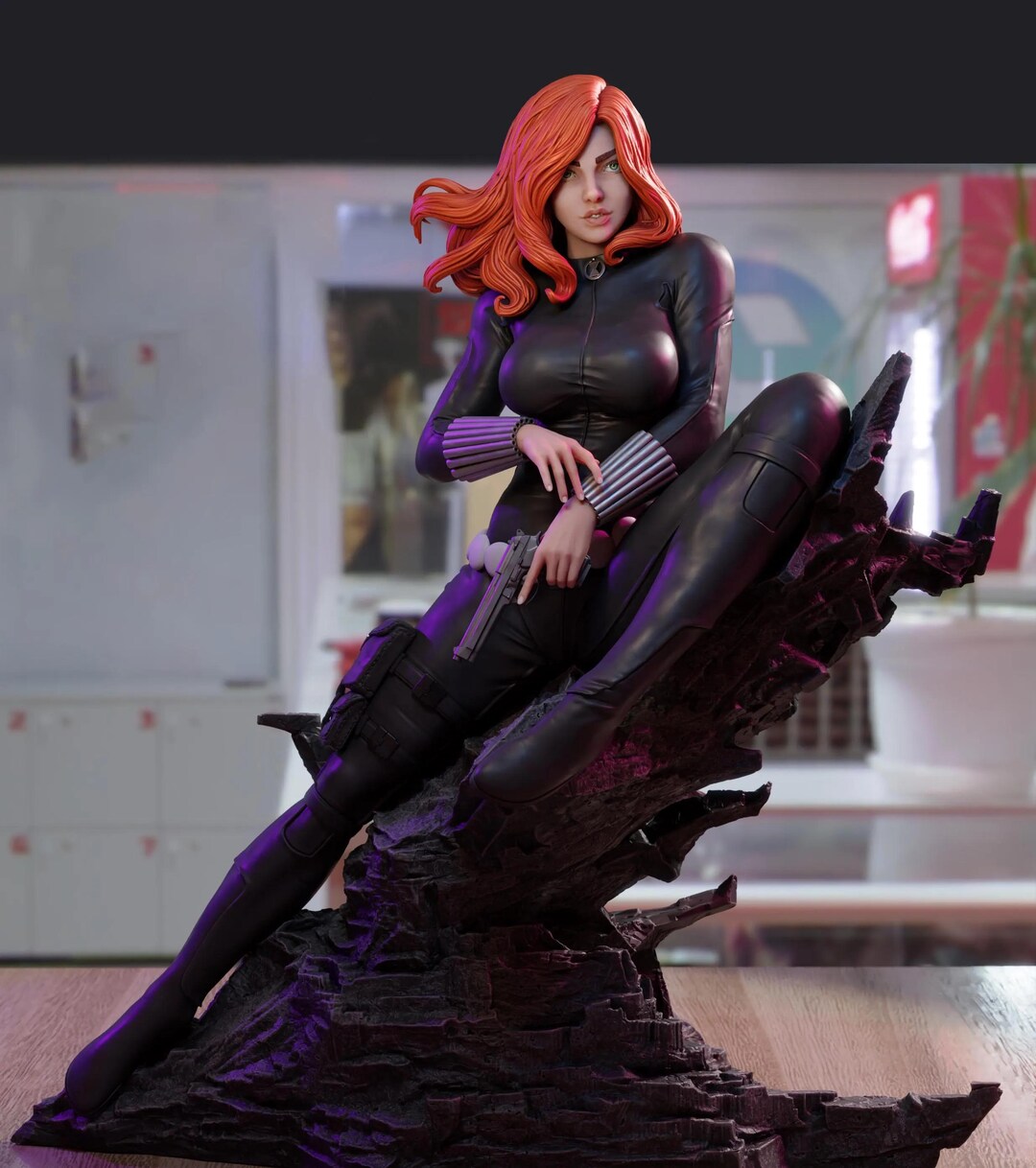 Black Widow High Quality STL File, 3D Digital Printing STL File for 3D ...