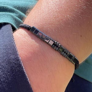 Daddy of an Angel Morse-Code-Armband: Personalisierte geheime Nachricht, Trauerschmuck