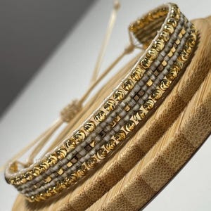 Personalized Morse Code Bracelet for Women: 14k Gold Beads, Memorial Hidden Message Jewelry