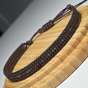 Until We Meet Again Memorial Mens Morse Code Bracelet: Personalized Hidden Message Jewelry