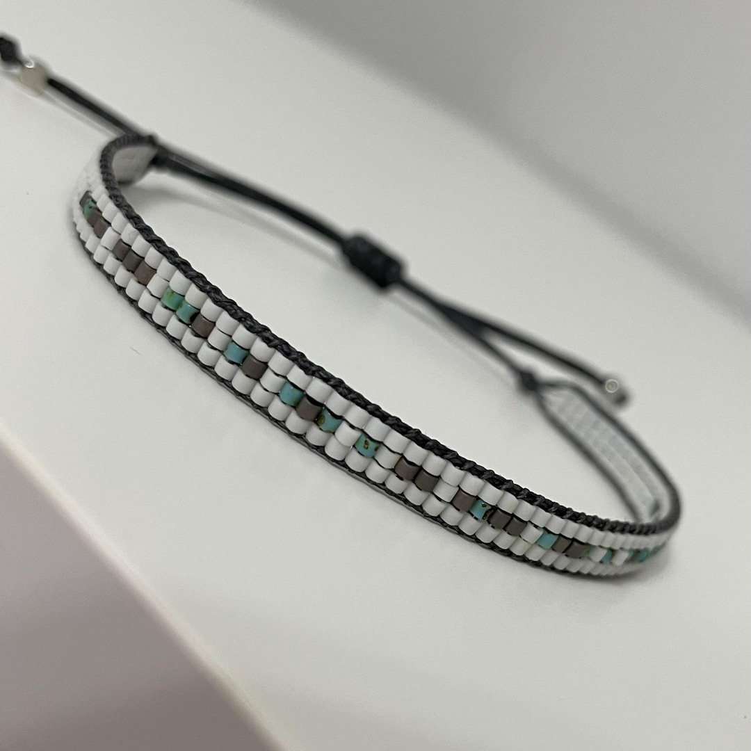 Custom Morse Code Beaded Bracelet: Personalized Hidden Message Jewelry ...