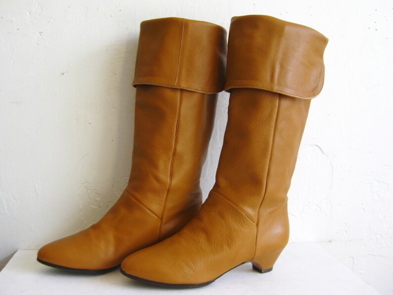 tall fold over boots