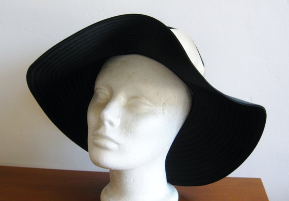 Vintage 60s Lilly Dache Dachettes Two Tone Black S