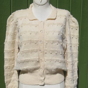 Leg of Mutton Sleeve Cardigan - Etsy