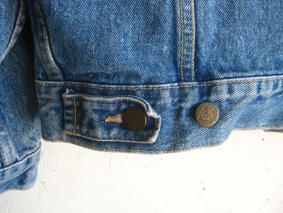 Vintage 80s Georges Marciano GUESS Denim Blue Jea… - image 5
