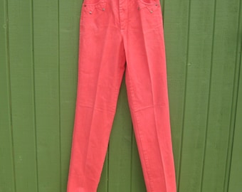 Vintage 80er Jahre Red Denim Roughrider von Circle T Western Jeans 5/6