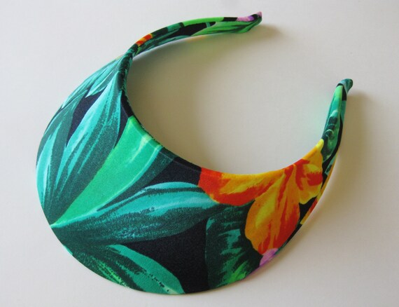 Vintage 80s Carabella Nylon Spandex Tropical Beach