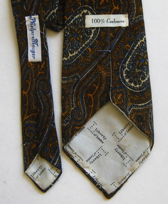 Vintage Liberty of London Cashmere Mens Neck Tie … - image 3