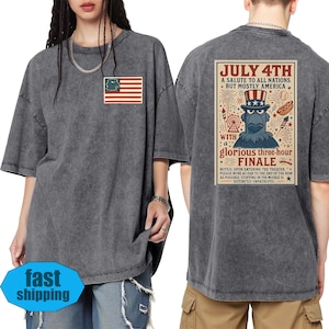 But Mostly America-Patriotic Sam the Eagle July 4th Fireworks Celebration T-Shirt-Disney Parks,Disney World,Disneyland Cotton Tee,1776 shirt