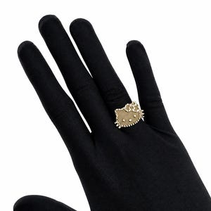Hello kittys ring - Etsy 日本