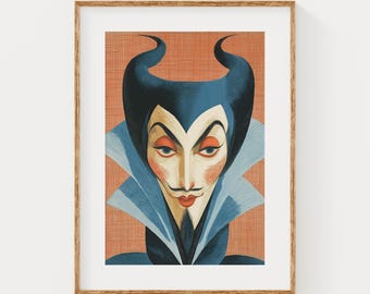 Mid-Century Mephistopheles | Halloween Printable Wall Art (Digital Download)