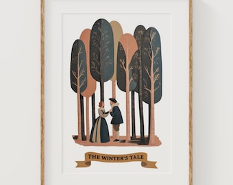 The Winter's Tale Poster: Minimalist Shakespeare Art (Digital Download)