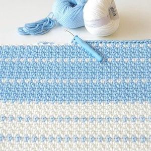 Winter Chunky Crochet Baby Blanket Pattern: Easy Beginner Project, Toddler Throw (PDF Pattern)