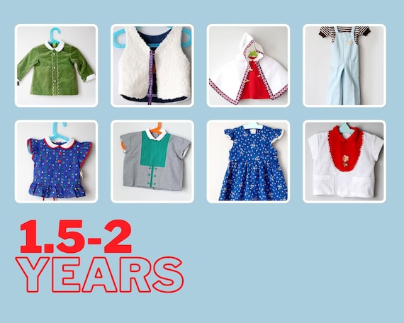 Vintage childrens clothing size 92, 18 to 24 mont… - image 1