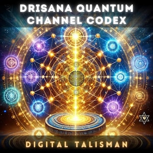 Drisana Quantum Channel Codex | Alinhamento de Energia Divina e Fluxo Espiritual