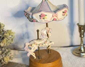 Vintage Carousel Music Box