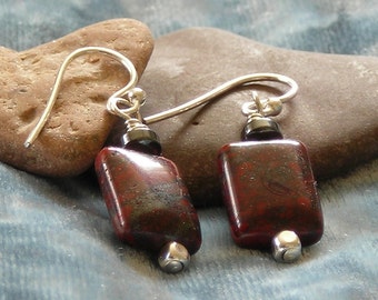 Jasper & Hematite Earrings