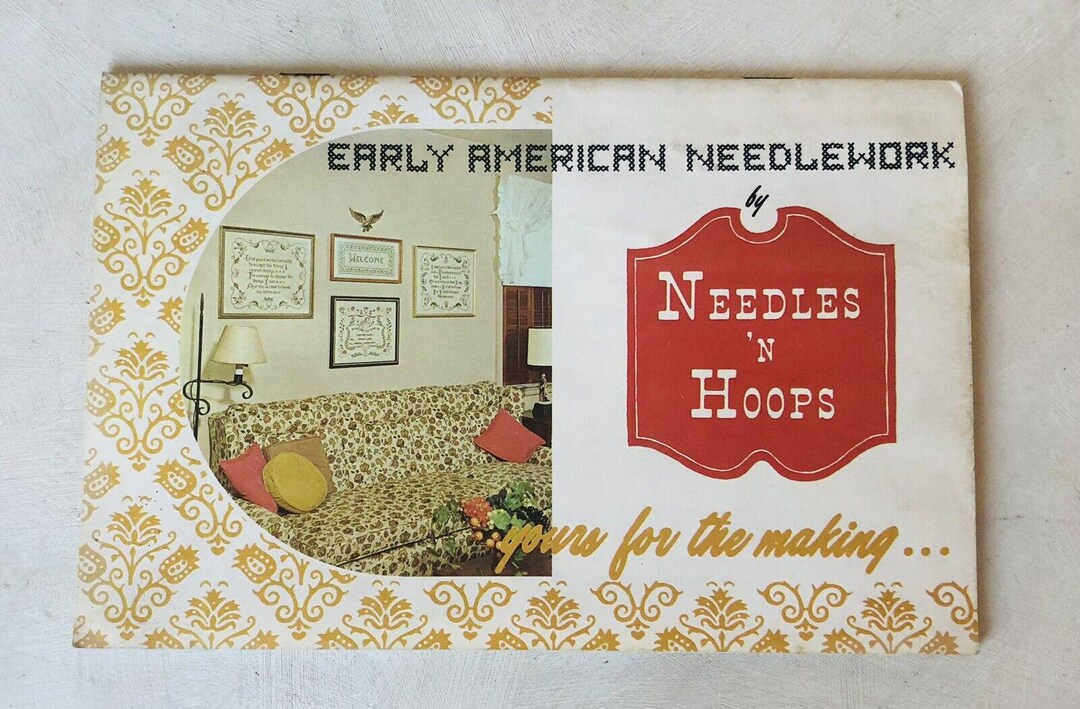 Vintage 1968 Needles ‘N Hoops Catalog Embroidery American Needlework