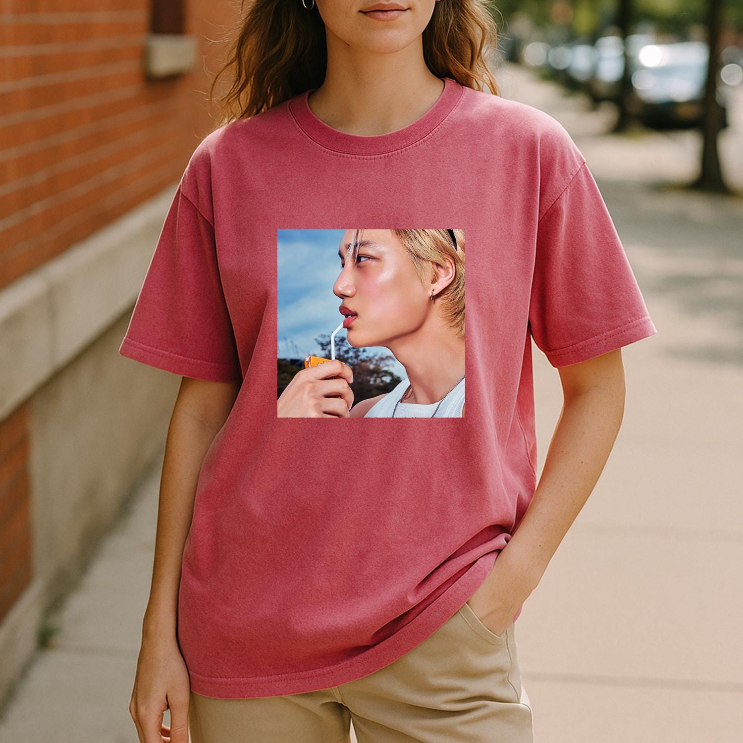exo カイ Tシャツ EXO Kai Graphic Tee, Kai Tee, Kai Shirt, Kai T-shirt, EXO