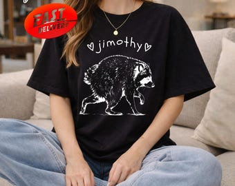 Jimothy Raccoon Shirt, Seattle Feral Legend Tee, Trendy Raccoon Meme Shirt, Round King Cottagecore Animal Tee, Funny Trash Panda T-Shirt
