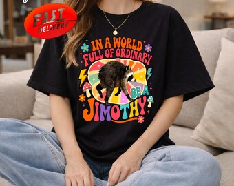 Be A Jimothy Raccoon Shirt, Seattle Feral Legend Tee, Trendy Raccoon Meme Shirt, Round King Cottagecore Animal Tee, Funny Trash Panda Tshirt