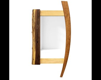 Walnut, Cherry + Maple Mirror
