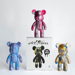 Set di pittura acrilica Fluid Art Bear