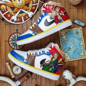 Zoro One Piece Sneakers - Etsy