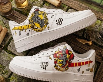 Harry Potter Custom made, Hand Painted Sneakers, Wizard Theme Shoes, Custom Anime Shoes, Unique Gift for Potter Fans, Personalized Sneakers