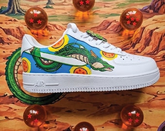 Custom Dragon Ball Z Nike Air Force 1 Shoes: Hand-Painted Anime Art