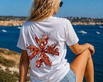 Maltese Cross Shirt | Colorful Malta Art | Cotton Graphic Tee | Malta Gift | Island Souvenir