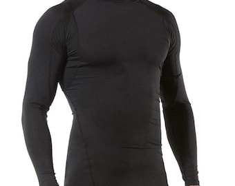 Black Rash Guard BJJ MMA Wrestling Custom Overall Blank