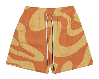Full Sublimated Printed Breathable Mesh Shorts for Adults & Kids – Custom Sportswear
