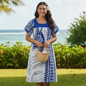 Blue Island Dress - Etsy Blue Island Dress - Etsy