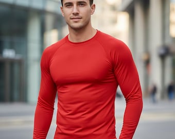 Custom Compression Shirt Long Sleeve Athletic Pro-Fit, Gym Top for Running, Training & Fitness Rashguard,BJJ