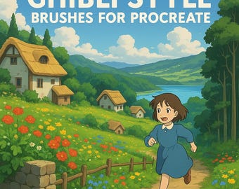 Brosse nature Procreate, Brosses à feuillage, Brosses à plantes, Brosse à feuillage nature anime, Pinceaux de style Ghibli, Ensemble de brosses Nature Procreate