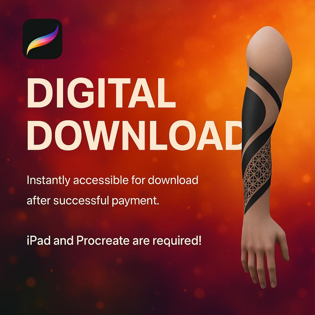 Procreate - 3D Male Models - Anatomy 3D Bundle - Male Tattoo Body Parts ...