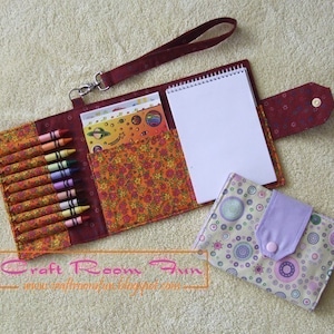 Crayon Wallet PDF sewing tutorial